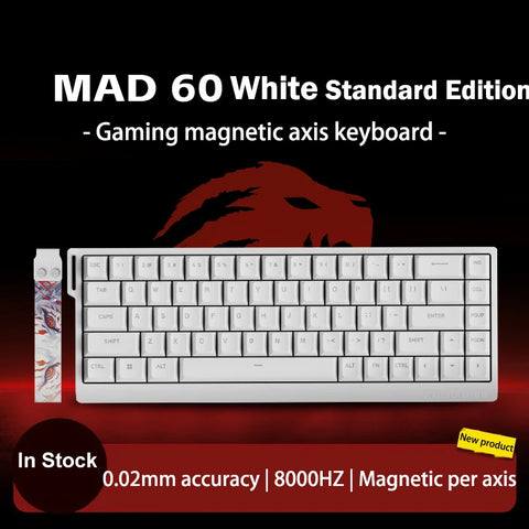 FGG Madlions Mad60 HE Mad68 Pro HE E-sports Magnetic Switch Mechanical Keyboard RGB Wired Hot Swap 8K Customized Gaming Keyboard