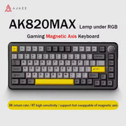 AJAZZ AK820MAX Magnetic Switch Keyboard Wired/Wireless Tri-Mode 75% Layout With 0.85" TFT Screem 81Key Full Hot-Swappable For PC