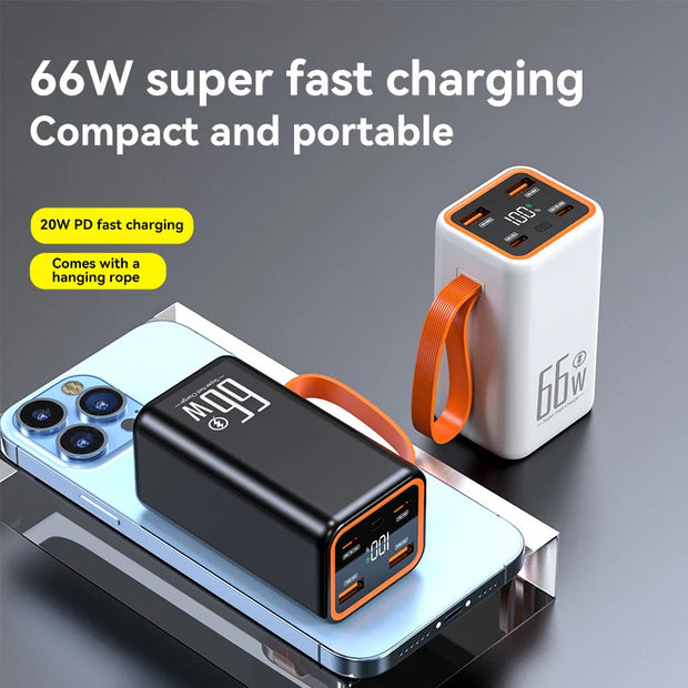 Xiaomi Mini Power Bank 50000mAh Two-Way 66W Fast Charging Powerbank Portable External Battery Charger for iPhone Xiaomi Huawei