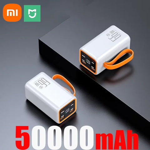 Xiaomi Mini Power Bank 50000mAh Two-Way 66W Fast Charging Powerbank Portable External Battery Charger for iPhone Xiaomi Huawei