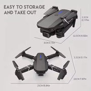 New E88Pro RC Drone 8K Professinal With 1080P Wide Angle HD Camera Foldable Helicopter WIFI FPV Height Hold Boys' Day Gifts Toys