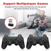 X2 Plus 128G 30000 Game 4K Game Stick 3D HD Retro Video Game Console Wireless Controller TV 40 Emulator For PS1/N64/DC GD10 Pro