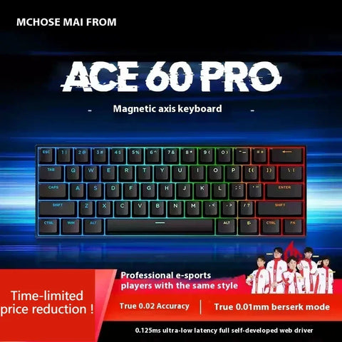 Mchose Ace 60Pro Ace 68  Mechanical Magnetic Switch Keyboard RGB E-sport FPS Hot Swap Custom Gaming Keyboard Pc Gamer Accessorie