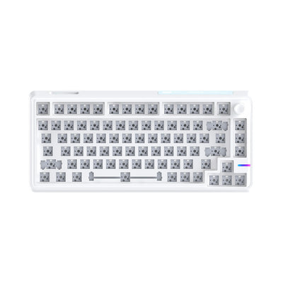 ZUOYA LS02 Mechanical Keyboard Kit Hot-swappable Bluetooth 2.4G Wireless RGB Backlit Gasket Structure Support