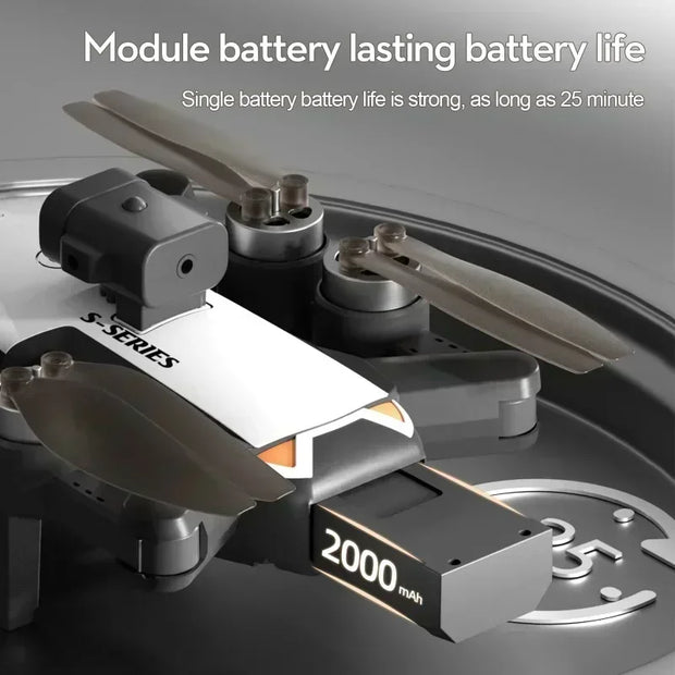 New S2S Mini Drone Profesional 8K HD Camera Fly 25Min Obstacle Avoidance Brushless Foldable Quadcopter Optical For Xiaomi