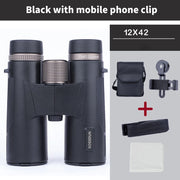 12x42 Professional Binoculars ED Lens BAK4 Prism Waterproof  Metal Telescope Outdoor Bird watching Camping Traveling hunting