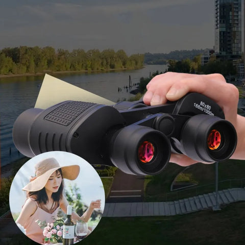 80X80 Binoculars Long Range 10000M High Clarity High Power For Outdoor Hunting Optical Night Vision Binoculars