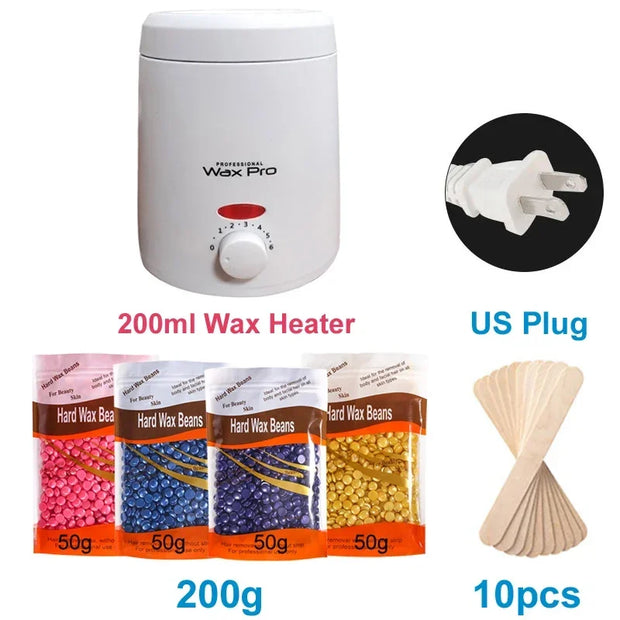 Waxing Machine for Hair Removal Hair Removal Wax Melting Machine 200ml Wax Heater Depilation Paraffin Warmer Waxing Dipping Pot