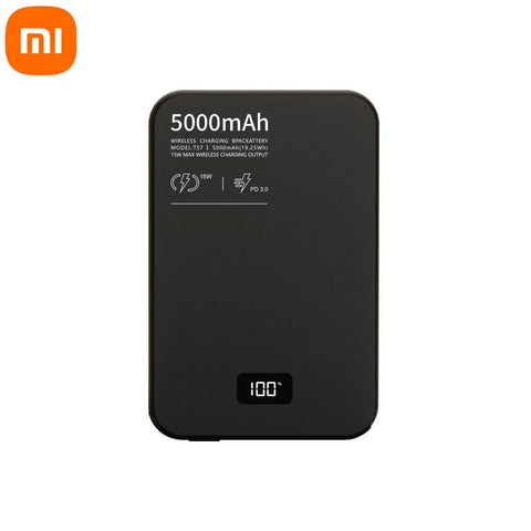 Xiaomi 10000mAh Thin Magnetic Wireless Power Bank High Quality Alloy Fast Charger Portable Battery for Magsafe For iPhone Huawei