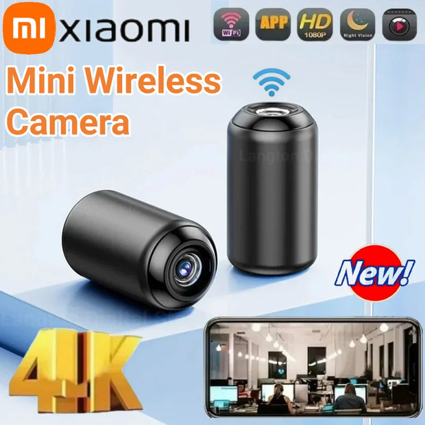 Xiaomi Wireless Mini Smart WiFi HD Camera Motion Detection Night Vision Video Camera Home Security Camcorder Audio Video Record