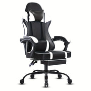 Ergonomic Gaming Chair with Pedal，Racing Style Video Game Chair Suitable for Adults Reclinable Game Chair Office Chair