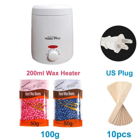 Waxing Machine for Hair Removal Hair Removal Wax Melting Machine 200ml Wax Heater Depilation Paraffin Warmer Waxing Dipping Pot