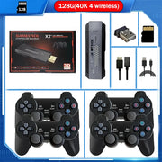 X2 Plus 256G 50000 Game GD10 Pro 4K Game Player 3D HD Retro Video Game Console Wireless Controller TV 50 Emulator For Kids Gifts