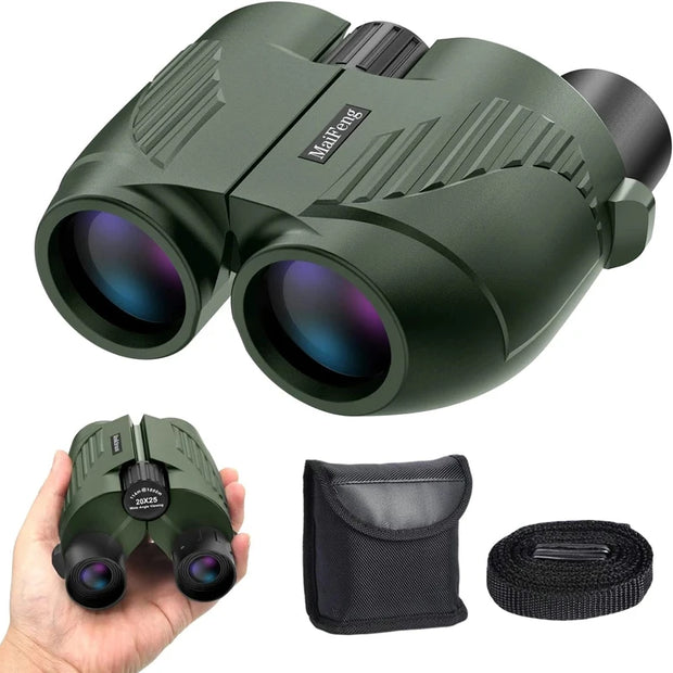 20X25 Binoculars Professional HD Pocket Waterproof Camping Observation Telescope Portable Optical Telescope Outdoor for Hunting