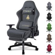 High Quality Gaming Chair With Footrest Brand Suede Leather Recline Office Chair Ergonomic Lumbar Support New Adjustable Unisex