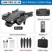 L900 Pro SE GPS Drone Profesional 4K HD Camera 5G WIFI FPV Quadcopter With Brushless Motor Foldable RC Drones For Children Toys