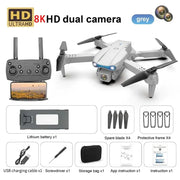 New E99 PRO Drones GPS Profesional 8K with HD Camera FPV 5G Wifi Brushless Motor Foldable RC Quadcopter Obstacle Avoidance Dron