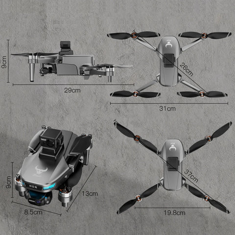 SG109 Max2 2024 New Professional 4K HD Camera Mini Drone Three-axis Gimbal Obstacle Avoidance GPS Brushless Foldable Quadcopter