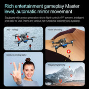 New M6 RC Drone 8K Professional HD Camera Airplane 5G WIFI FPV Video UAV With Screen Remote Control Quadcopter Dron Toys Gifts