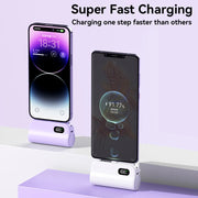 Xiaomi Mini Power Bank 5000mAh Capsule PowerBank 20W Fast Charging External Battery With Foldable Plug for iPhone Android 2025