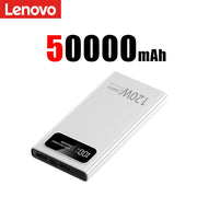 Lenovo 120W Super Fast Charging Power Bank 200000mAh large Capacity Mobile Power External Battery For Iphone Xiaomi Vivo Huawei