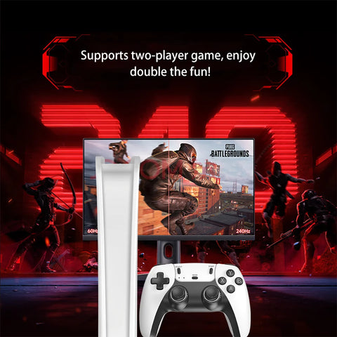 M8 4K Pro Game Stick 64G 30000+ Video Game Console 2.4G Double Wireless Controller 4K Retro Game TV Stick Retro Classic Games