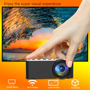 YT100 Projector Mini Portable High Quality Beamer Outdoor Camping Projector Smartphone Wireless Mirroring Supported Home Theater