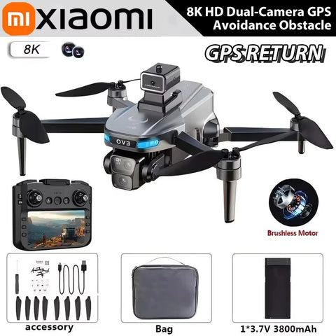 Xiaomi  SG109 PRO MAX Drone 8K Professional GPS HD Camera Drones 5G WIFI FPV Video UAV 5.9 Inch Large Screen Remote Control RC