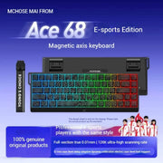 Mchose Ace 60Pro Ace 68  Mechanical Magnetic Switch Keyboard RGB E-sport FPS Hot Swap Custom Gaming Keyboard Pc Gamer Accessorie