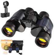 Camping Binoculars 60X60 Long Range 15000m HD High Power Telescope Tourism Binoculars Long Range Powerful Binoculars Hunting