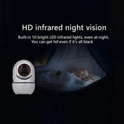 4MP ICSEE Wifi Security Camera Indoor Surveillance Camera Two Way Audio Motion Detection Auto Tracking Baby Monitor Video Camera