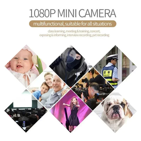 Xiaomi  Mini 1080p Camera Home Small Wireless Wifi Cameras Outdoor Upgraded Motion Detection Security Alerts Night Vision Camera