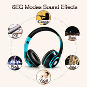 Wireless Stereo Bluetooth Headphone Portable Passive Noise Isolating Headphone for iPhone, Tablet, PC, xiaomi,Samsung Galaxy