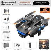 New Professional M6 Drone 8K HD With Screen WIFI FPV Smart Obstacle Avoidance Brushless Motor Remote Control Quadcopter Dron Toy