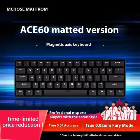 Mchose Ace 60Pro Ace 68  Mechanical Magnetic Switch Keyboard RGB E-sport FPS Hot Swap Custom Gaming Keyboard Pc Gamer Accessorie