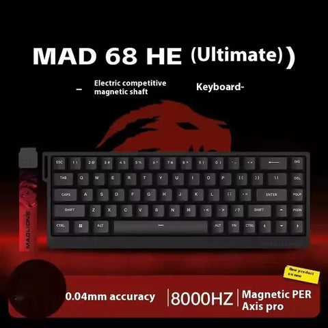 FGG Madlions Mad 60/68 Mechanical Keyboard HE Magnetic Switch 61/68 Keys Gaming RGB Wired E-sports Hot Swappable Customized