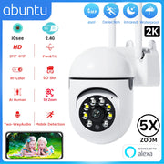 4MP 2K Mini PTZ Wifi Camera 5X Digital Zoom Surveillance Camera Indoor Night Vision IP Camera Home Security Protection ICsee APP