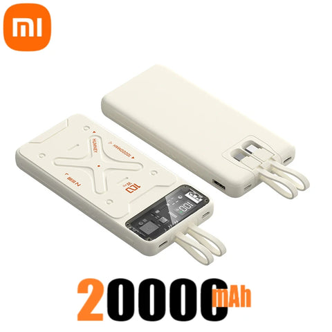 Xiaomi New Portable Power Bank 20000mAh External Battery 100W GaN Fast Charging PowerBank With Dual Line for iPhone Android New