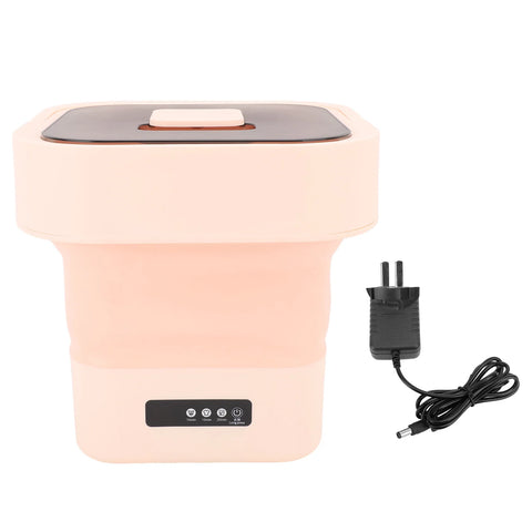 10L Portable Foldable Washing Machine with Spin Dryer For Socks Underwear Panties Washer Household Mini Washing Machine 110-240V