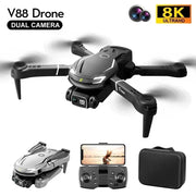 For Xiaomi V88 Drone 8K 5G GPS Professional HD Aerial Photography Remote Control Aircraft HD Dual Camera Quadcopter Toy UAV