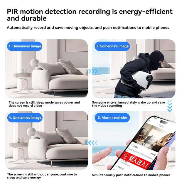 Xiaomi Wireless Mini Smart WiFi HD Camera Motion Detection Night Vision Video Camera Home Security Camcorder Audio Video Record