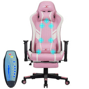 Gaming Chair Massage Ergonomic New Customized PU Massage Computer Office Chairs High Back Design Lumbar Relax Seat