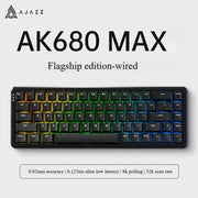 AJAZZ AK680 Max Rapid Trigger Keyboard Magnetic Switch Full-key Hot Swappable 8Khz RGB Hot Swappable Custom Gaming Keyboard