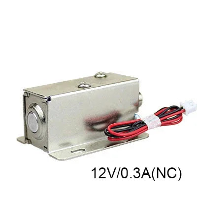 12V or 24V DC Mini Electric Metal Small Bolt Lock Magnetic For Drawer Locker Cabinet