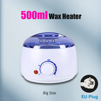 500ml Wax Machine for Hair Removal Paraffin Heater Waxing Beans Depilatory Epilator Warmer Wax-melting Pot