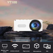 YT100 Projector Mini Portable High Quality Beamer Outdoor Camping Projector Smartphone Wireless Mirroring Supported Home Theater