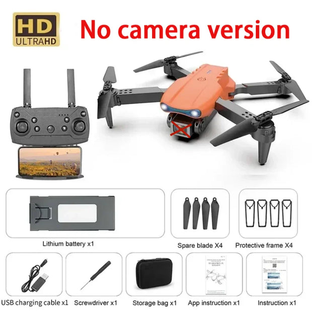 New E99 PRO Drones GPS Profesional 8K with HD Camera FPV 5G Wifi Brushless Motor Foldable RC Quadcopter Obstacle Avoidance Dron