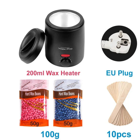 Waxing Machine for Hair Removal Hair Removal Wax Melting Machine 200ml Wax Heater Depilation Paraffin Warmer Waxing Dipping Pot