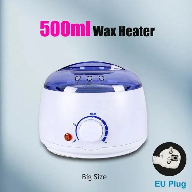 500ml Hair Removal Wax Melting Machine Wax-melt Epilator Quick Heater Wax Melting Pot Hair Removal Wax Beans Waxing Machine