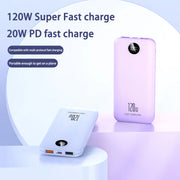 Xiaomi 120W Power Bank Large-capacity 200000mAh Super Fast Charging Portable Long Endurance Digital Display For Android IOS